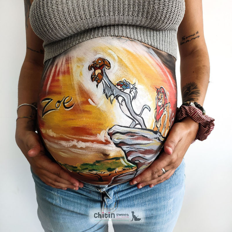 belly painting-elda-petrer-elreyleon-villena-embarazada-premama-pintabarrigas-pintapanzas